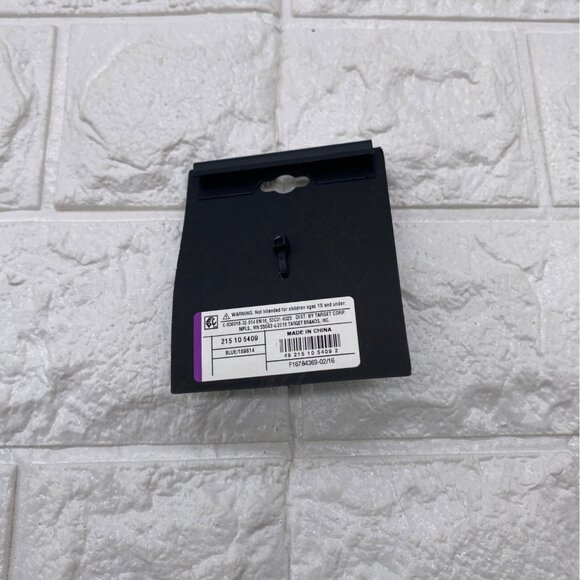 Semi Precious Women’s Ring Blue Stone Silver Finish Size 7 Elegant Jewelry - Picture 2 of 7